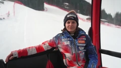 Zrinka Ljutić u Saalbachu u gondoli