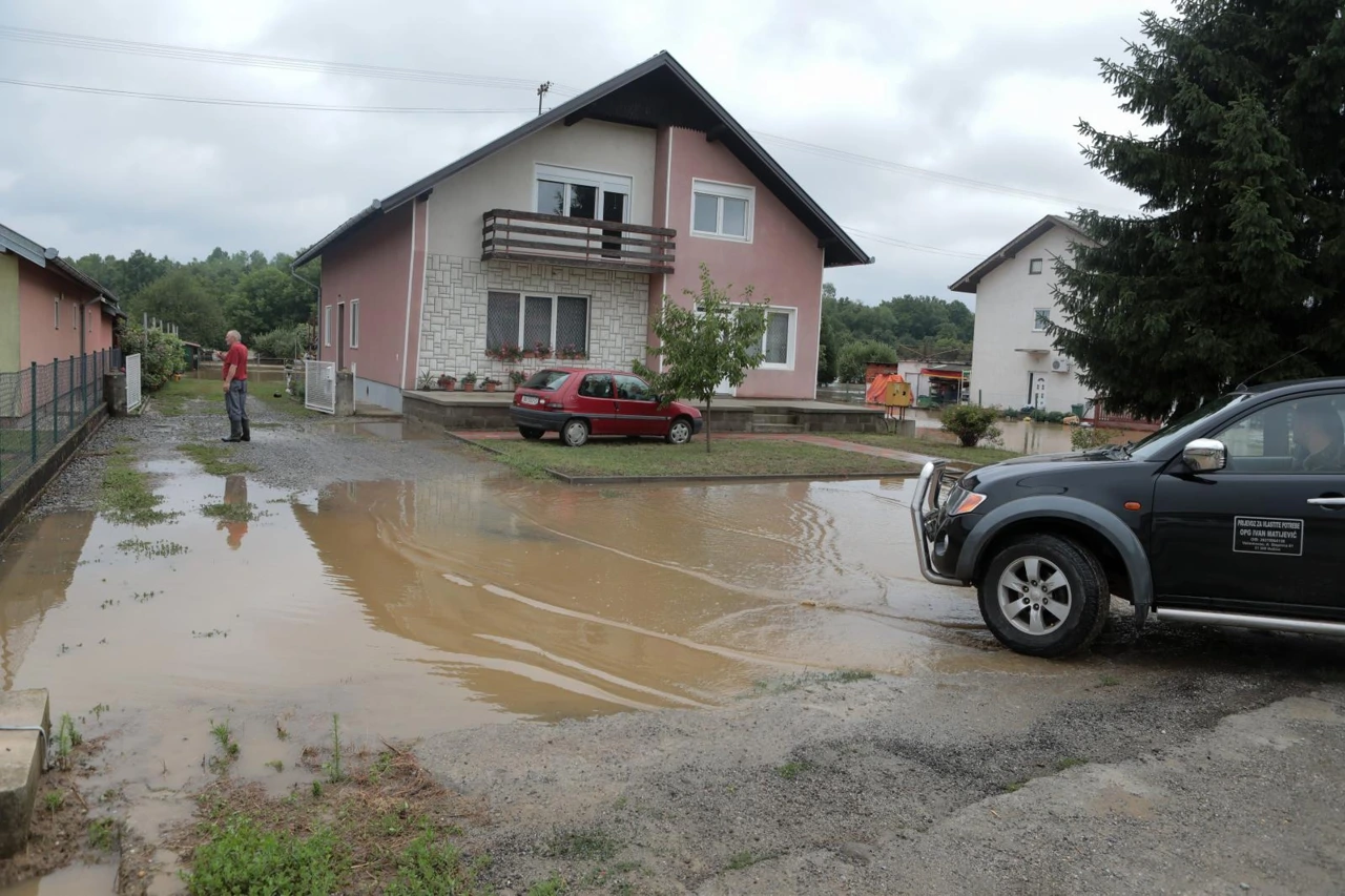 Poplave na području Našica, Foto: Dubravka Petric/PIXSELL