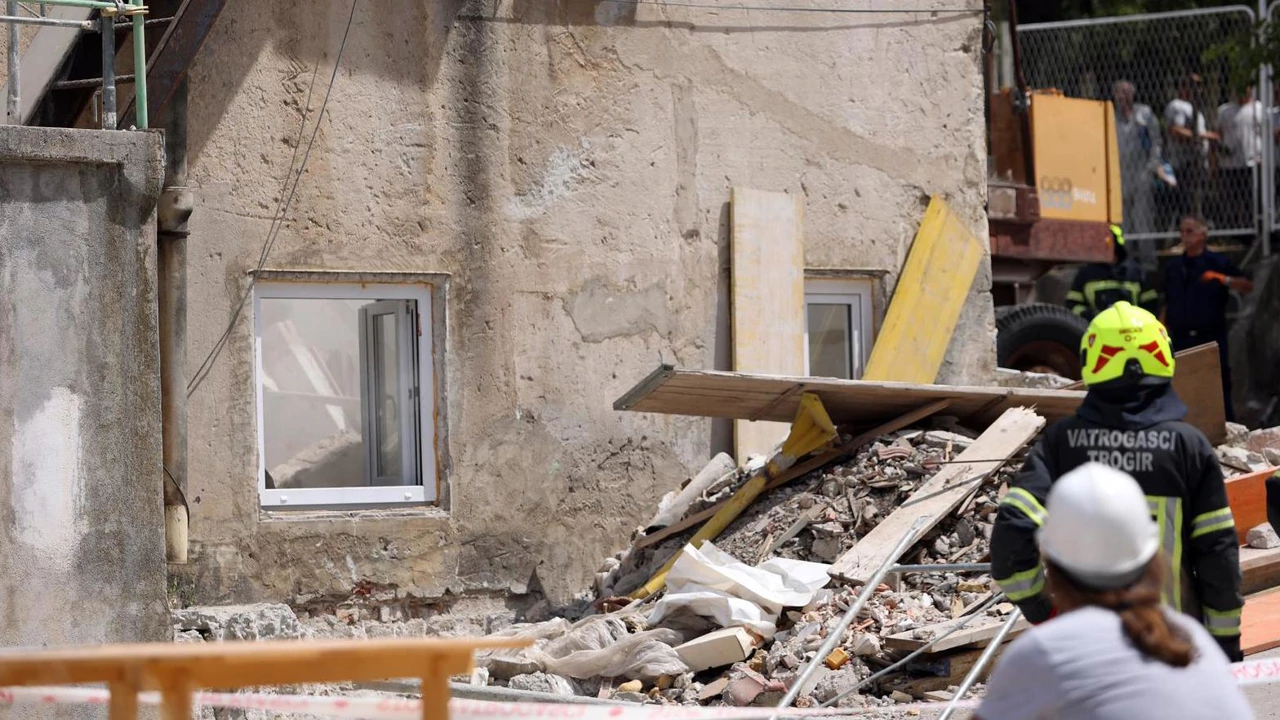 Trogir: Muškarac poginuo u urušavanju zida u brodogradilištu, Foto: Ivana Ivanovic/PIXSELL