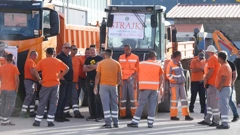 Radnici tvrtke Ceste Šibenik započeli štrajk