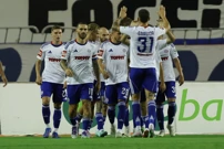 Slavlje igrača Hajduka, Foto: Vojko Basic/CROPIX