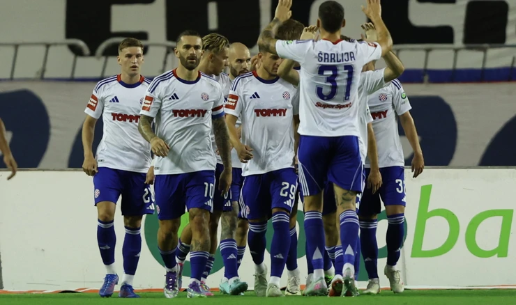 Slavlje igrača Hajduka