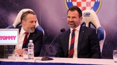 Predsjednik Jakobušić i novi trener Leko