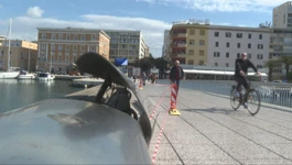 Oštećeni most u Zadru
