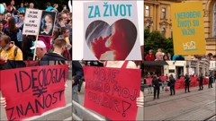 Hod za život, kontraskup i interventna policija