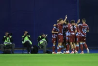 Lokomotiva - Rijeka. Slavlje nogometaša Rijeke, Foto: Sanjin Strukic/PIXSELL