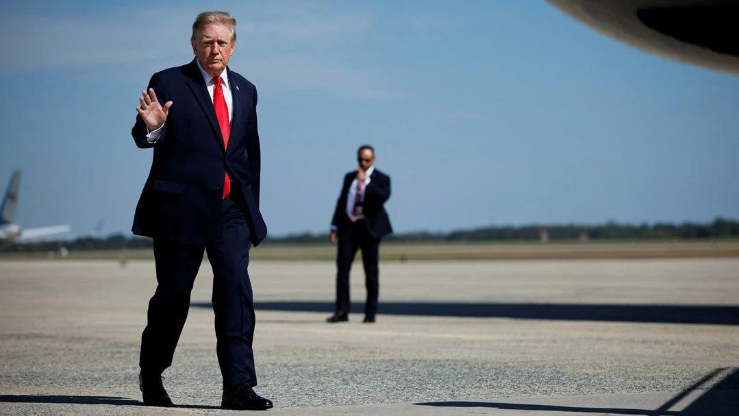 Donald Trump u zračnoj bazi Andrews