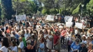 Prosvjed pred Banovinom u organizaciji inicijative Zdravi Split
