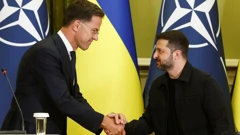Mark Rutte i Volodimir Zelenski
