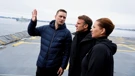Predsjednik Francuske Emmanuel Macron, danska premijerka Mette Frederiksen i grenlandski premijer Jens-Frederik Nielsen