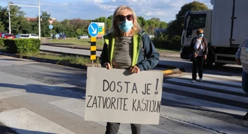 Prosvjed zbog smrada s Kaštijuna