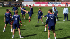 Trening hrvatske nogometne reprezentacije 