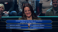 Iris Prug, Foto: Tko želi biti milijunaš?/HRT