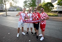 Navijači u Rotterdamu , Foto: Marko Lukunic /Pixsell