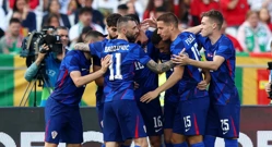 Vatreni slave Budimirov gol za 1.2, Foto: Pedro Nunes/REUTERS
