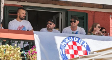 Navijači Hajduka uoči derbija