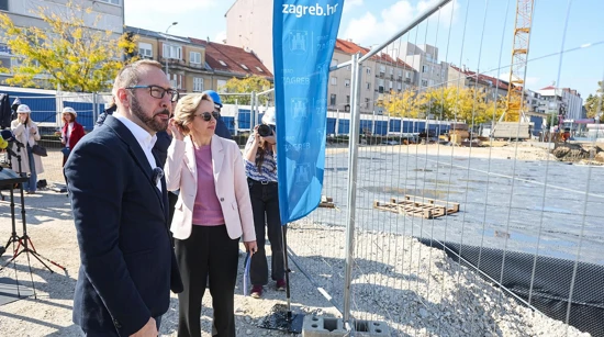 Tomislav Tomašević i Danijela Dolenec na obilasku Kranjčevićeve