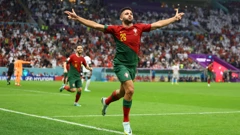 Goncalo Ramos slavi svoj treći gol na utakmici