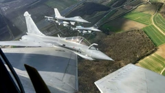 Hrvatski Rafalei i američki F-16 zajedno u letačkoj akciji