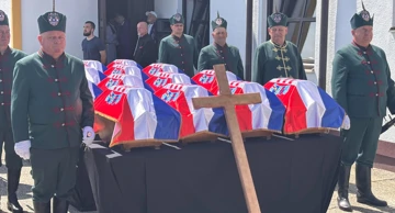 Pokop posmrtnih ostataka 36 žrtava ekshumiranih s lokaliteta Mostišće