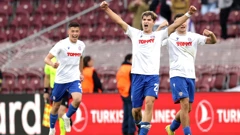 Slavlje juniora Hajduka nakon plasmana u finale