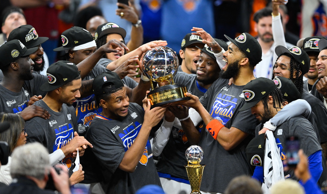 Die Knicks fegen Cleveland vom Platz und erreichen zum ersten Mal seit 27 Jahren die Finals. 1 nba knicks 20260526062207