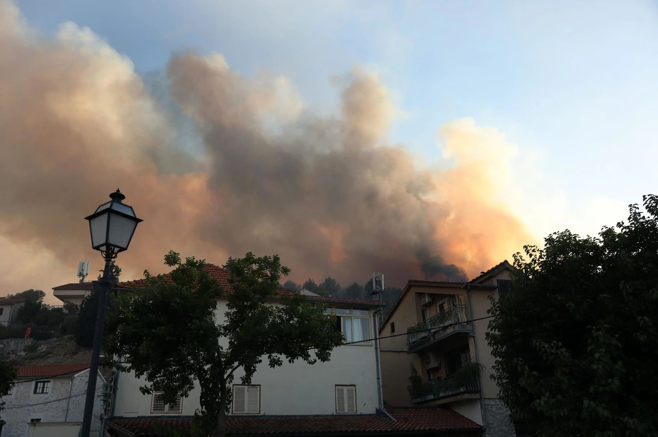 Više od 200 vatrogasaca gasi požar kod Zatona, Foto: Dusko Jaramaz/PIXSELL