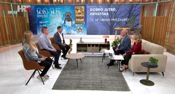 U emisiji "Dobro jutro, Hrvatska" o IJF Grand Prixu u Zagrebu