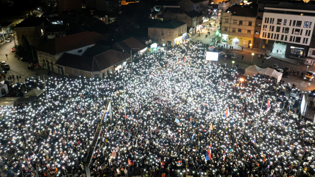 Prosvjed u Kragujevcu 