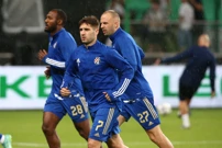 Legia - Dinamo, zagrijavanje uoči utakmice, Foto: Matija Habljak/PIXSELL