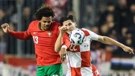 Renato Veiga u dvoboju s Igorom Matanovićem na Poljudu u Ligi nacija