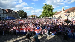 Navijači na dočeku Vatrenih u Neuruppinu, Foto: Ante Čizmić/CROPIX