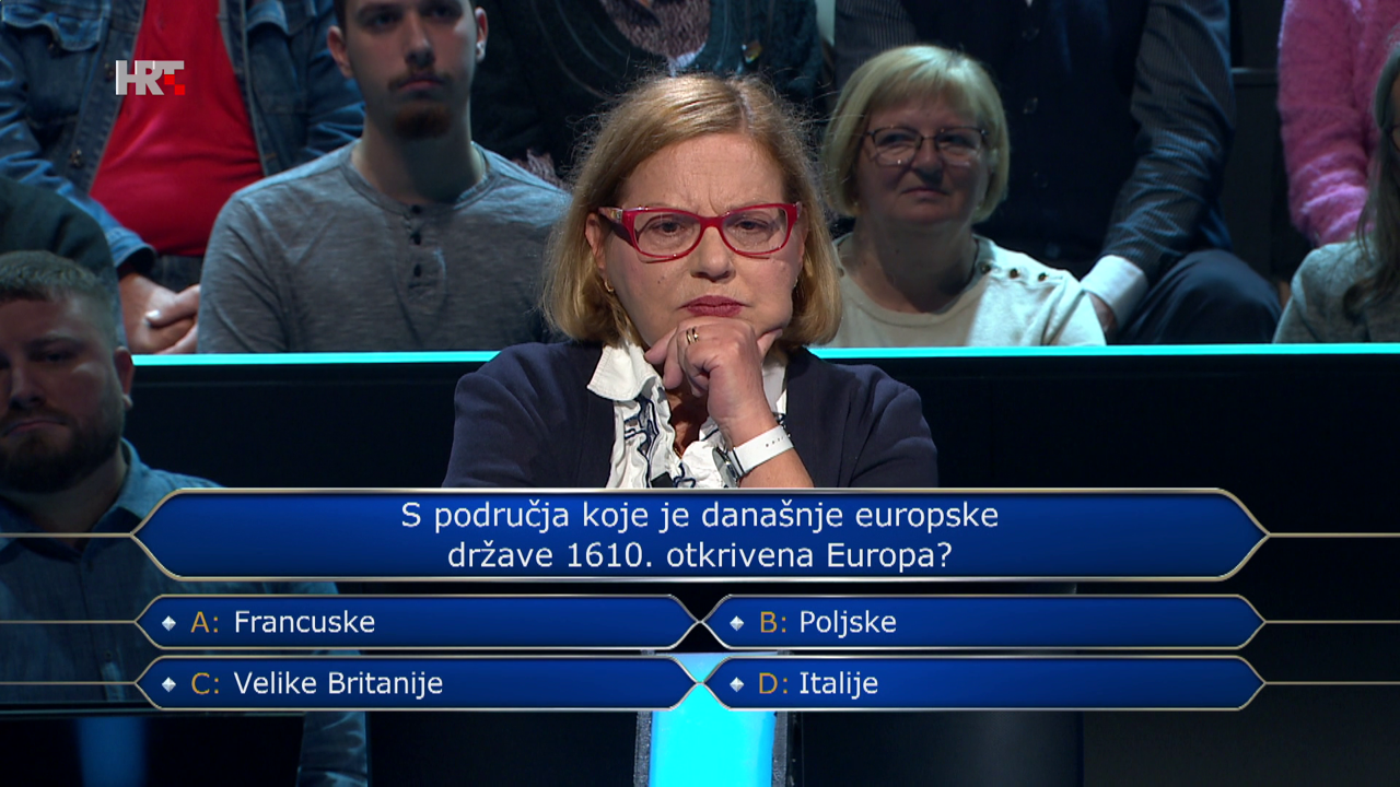 Mirjana Ševo, Foto: Tko želi biti milijunaš?/HRT