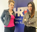 Paola Brdar i Matea Krmpotić u studiju Radio Rijeke, Foto: Vedrana Lisica/Radio Rijeka