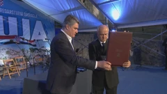 Dodjela odlikovanja umirovljenom general-bojniku Ivanu Kapularu, Foto: HRT/HTV
