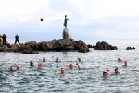 Novogodišnje kupanje i zdravica Opatijskih Kukala , Foto: Nel Pavletic/PIXSELL