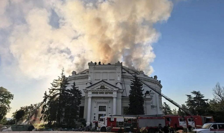 Ukrajinski dronovi pogodili povijesni muzej na Krimu