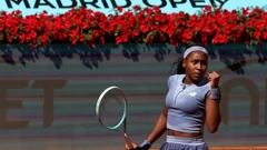 Coco Gauff slavi pobjedu nad Benčić