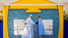 Papa Franjo i slovačka predsjednica Zuzana Čaputova