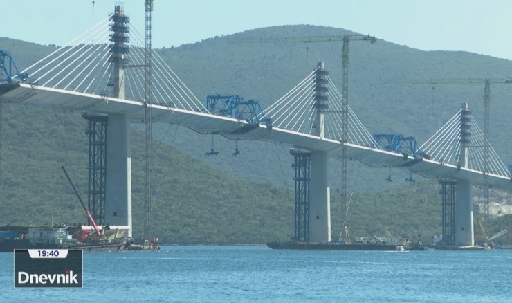 Peljesac-Brücke Kroatien