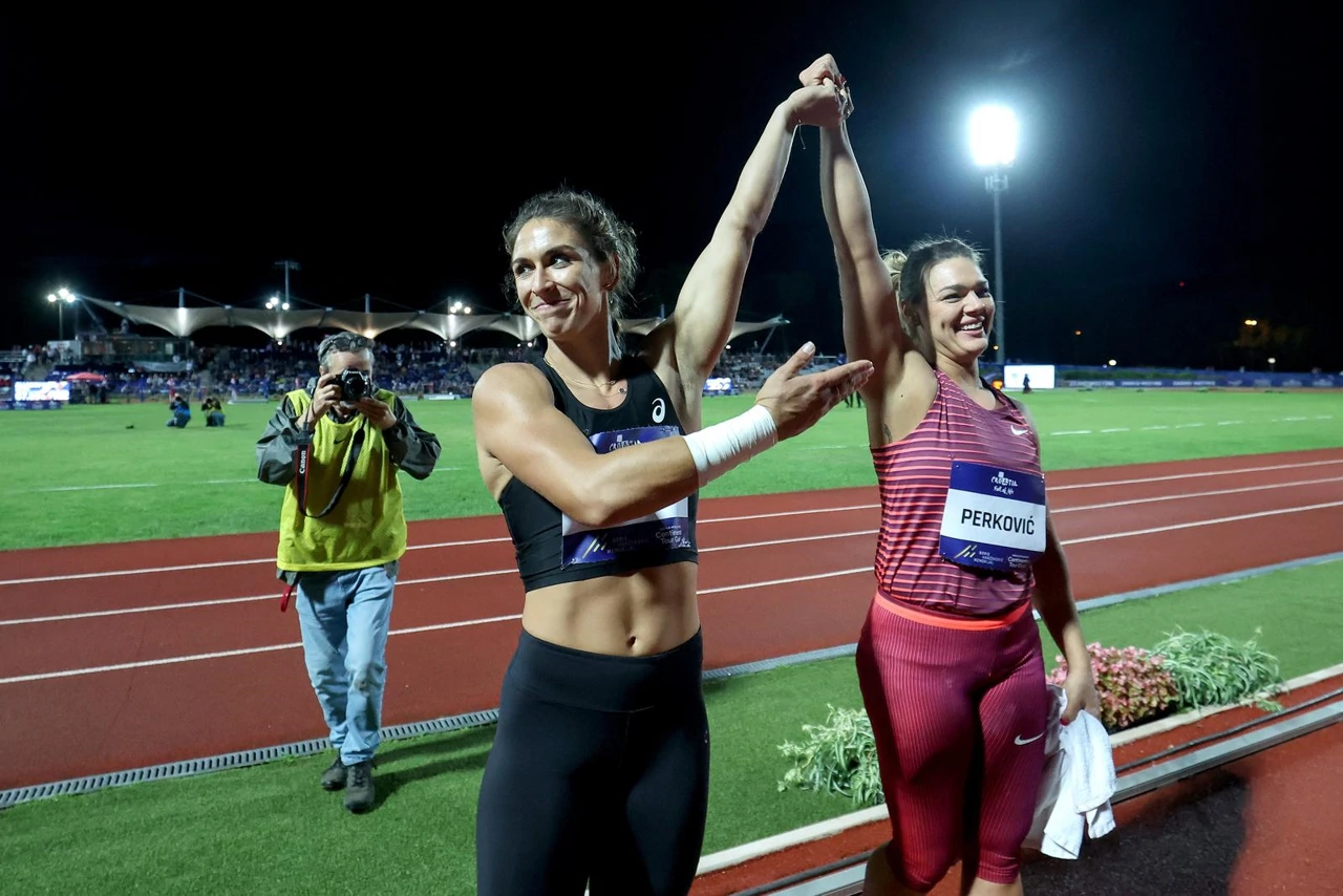 Valarie Allman i Sandra Perković, Foto: Igor Kralj/PIXSELL