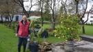 Hubert Kruljac i stablo banane