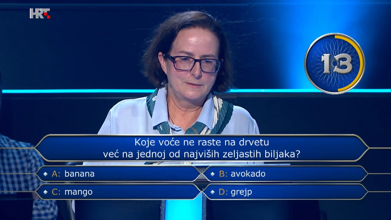 Silvana Maganjić  , Foto: Tko želi biti milijunaš? /HRT