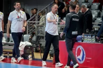 Pozdrav Dagura Sigurdssona i Andya Schmida prije susreta, Foto: Sime Zelic/PIXSELL