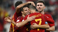  Alvaro Morata slavi sa suigračima 