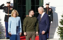 Zelenski s Jill i Joe Bidenom, Foto: Kevin Lamarque/REUTERS 