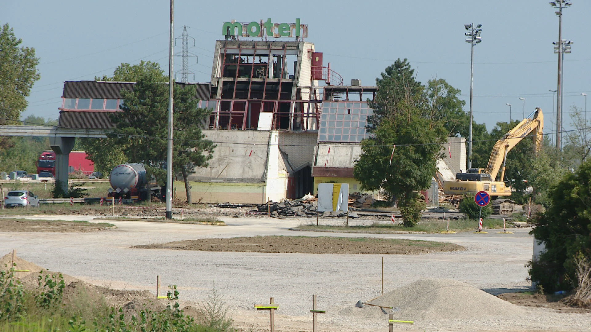 Rušenje legendarnog motela Plitivice na zagrebačkoj obilaznici