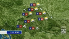 Vremenska prognoza, Foto: HTV/HRT