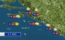 Vremenska prognoza, Foto: HTV/HRT