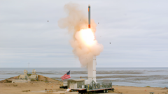 Lansiranje krstareće rakete Tomahawk sa zemaljskog lansera Typhoon